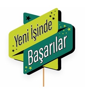 Yeni İşinde Başarılar Mini Pankartı